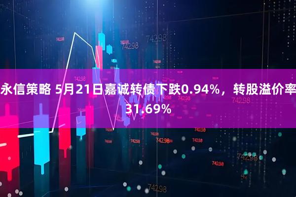 永信策略 5月21日嘉诚转债下跌0.94%，转股溢价率31.69%