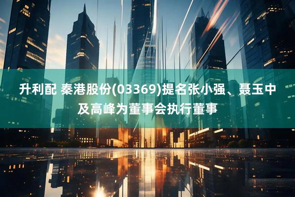 升利配 秦港股份(03369)提名张小强、聂玉中及高峰为董事会执行董事