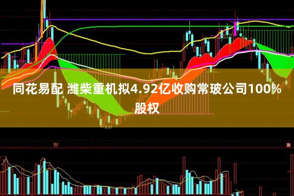 同花易配 潍柴重机拟4.92亿收购常玻公司100%股权