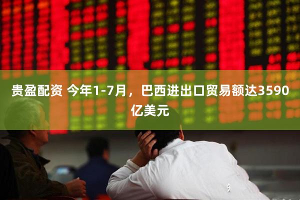 贵盈配资 今年1-7月，巴西进出口贸易额达3590亿美元